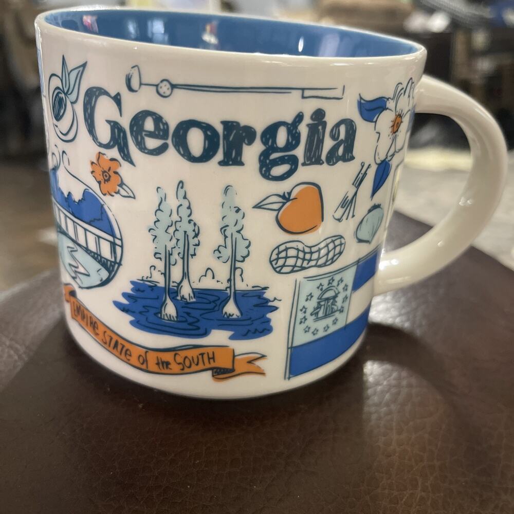 Starbucks Georgia 2019 Been There Series Collection 14oz Coffee Tea Mug Cup.